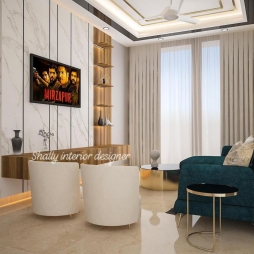 Drawing Room Interior Design in East Of Kailash